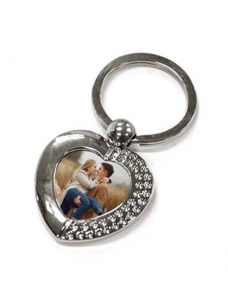 Brelok metalowy-serce