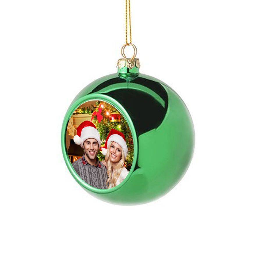 Bombka choinkowa-zielona