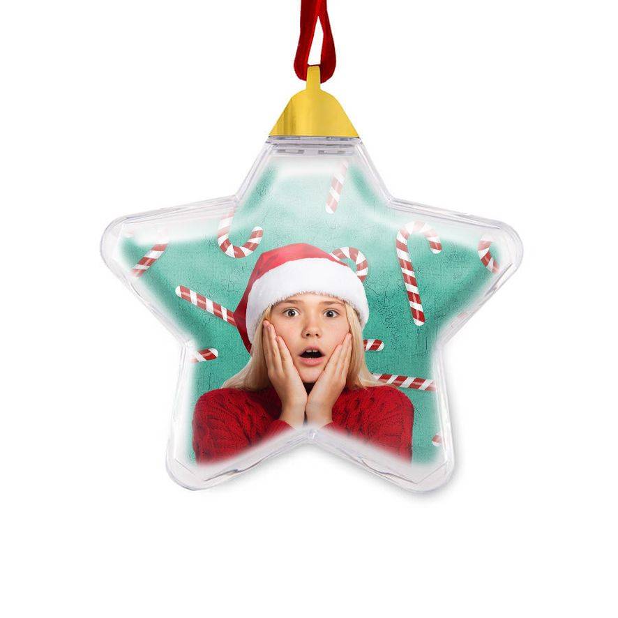 Bombka dwustronna-gwiazdka