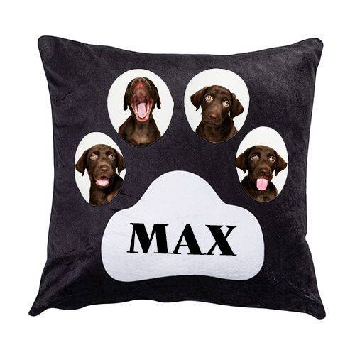 Poduszka ze zdjęciem. - łapka