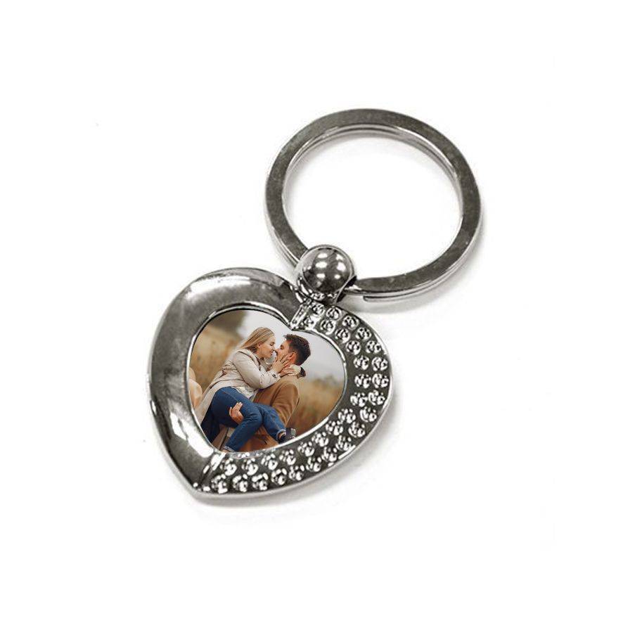 Brelok metalowy-serce