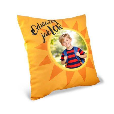 Poduszka ze zdjęciem - lew