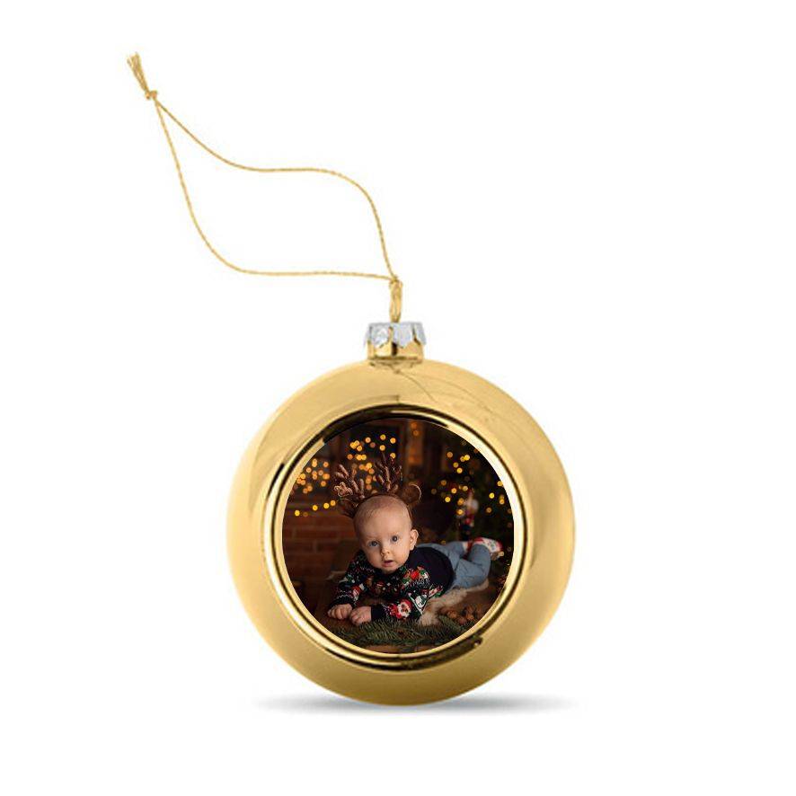 Bombka choinkowa-złota