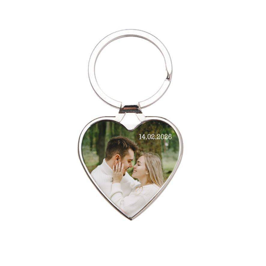 Brelok metalowy-serce