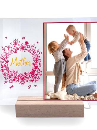 Szklana ramka - Mother