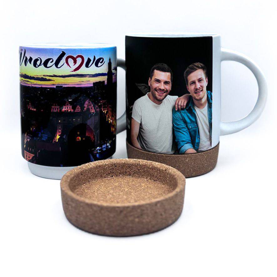 Kubek z korkiem ze zdjęciem-440ml