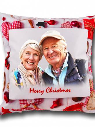 Poduszka ze zdjęciem-Merry Christmas