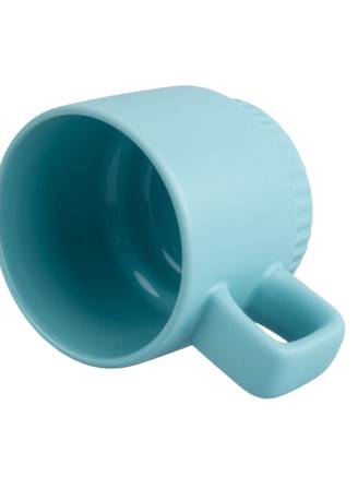 Kubek ryflowany z Twoim tekstem - niebieski